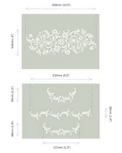 Load image into Gallery viewer, Annie Sloan Paisley Floral Garland Stencil A4