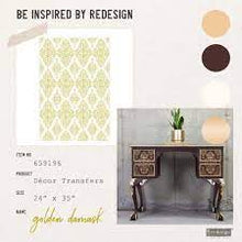 Load image into Gallery viewer, ReDesign Transfer-Gold Damask