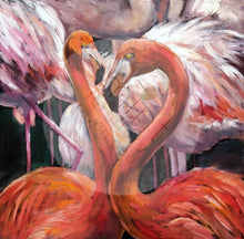Load image into Gallery viewer, Flamingos Decoupage Paper