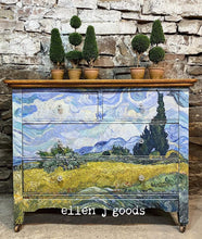 Load image into Gallery viewer, Wheatfields & Cypresses Decoupage Paper