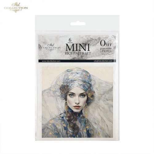 Mixed Media Mini Rice Paper Set-Portraits of Women