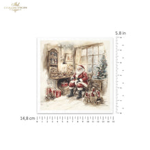 Load image into Gallery viewer, Mixed Media Mini Rice Paper Set-Victorian Christmas