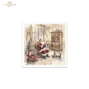 Mixed Media Mini Rice Paper Set-Victorian Christmas