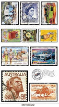 Load image into Gallery viewer, Aussie Stamps Transfer
