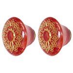 Red and Gold Knob BDK806