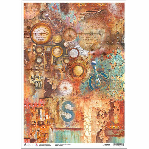 CB-Decoupage Paper-Collateral Rust