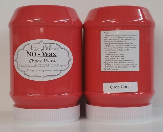 Coral Coop No Wax Chock Paint