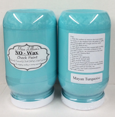 Mayan Turquoise No Wax Chock Paint 8oz