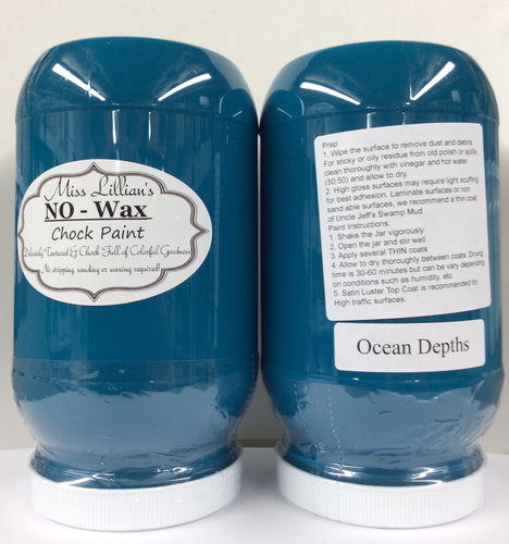 Ocean Depths No Wax Chock Paint 8oz