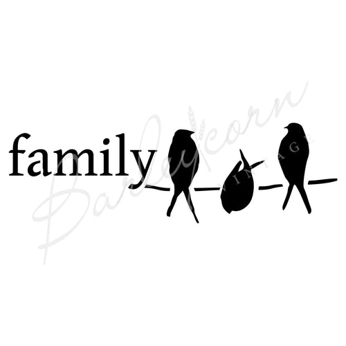 Family Stencil-Barleycorn Vintage