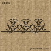 Gemini Creative GCB3 Floral Border