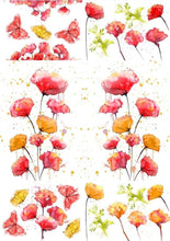 Load image into Gallery viewer, Peaceful Poppies-A1 Transfer