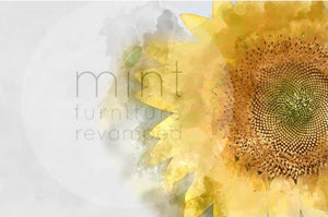 Sunflower Decoupage Paper
