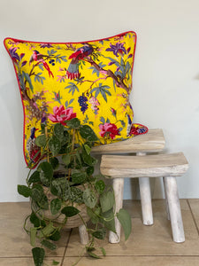 Vintage Style Floral Cushion Cover