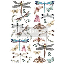Load image into Gallery viewer, ReDesign Transfer-Riverbed Dragonflies