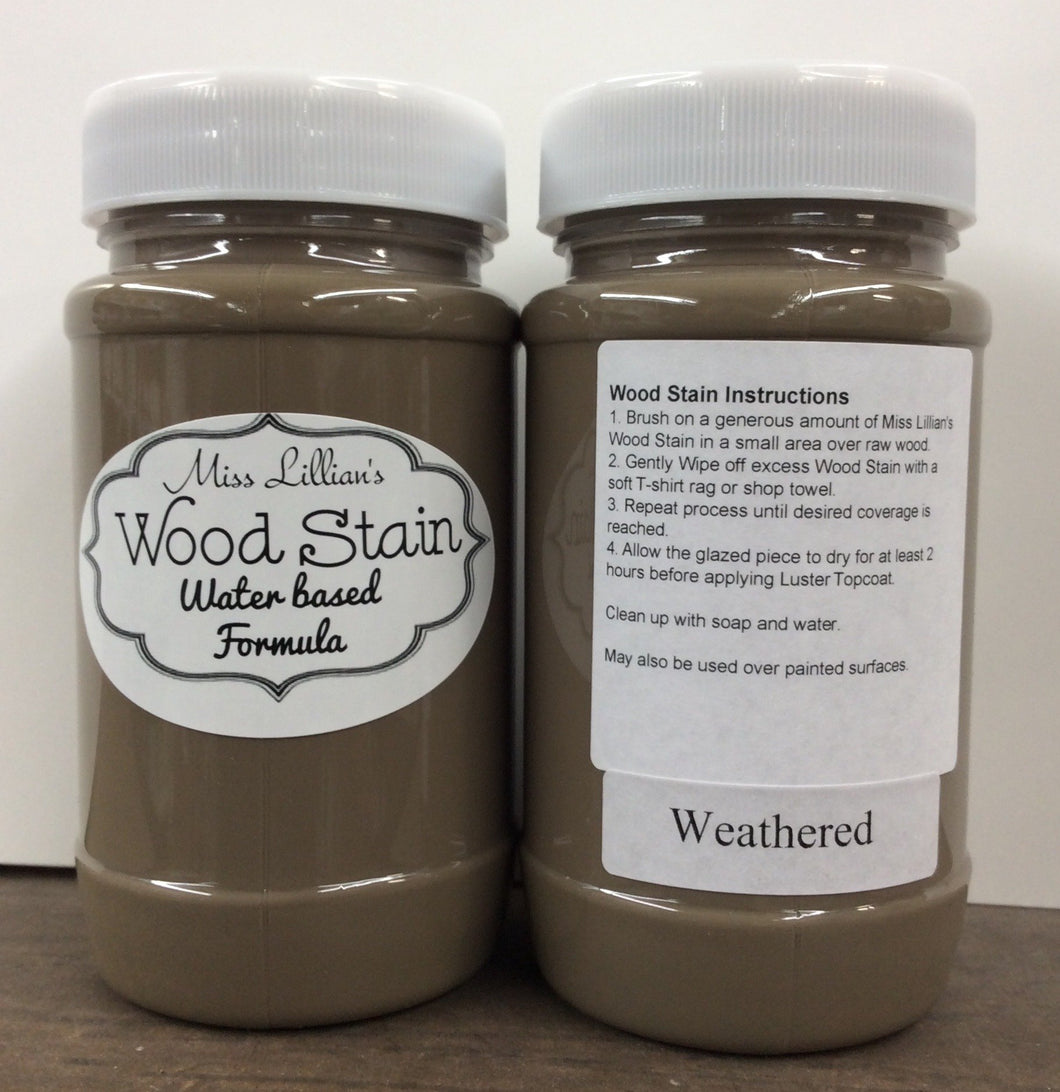 Weathered-Water Based Wood Stain
