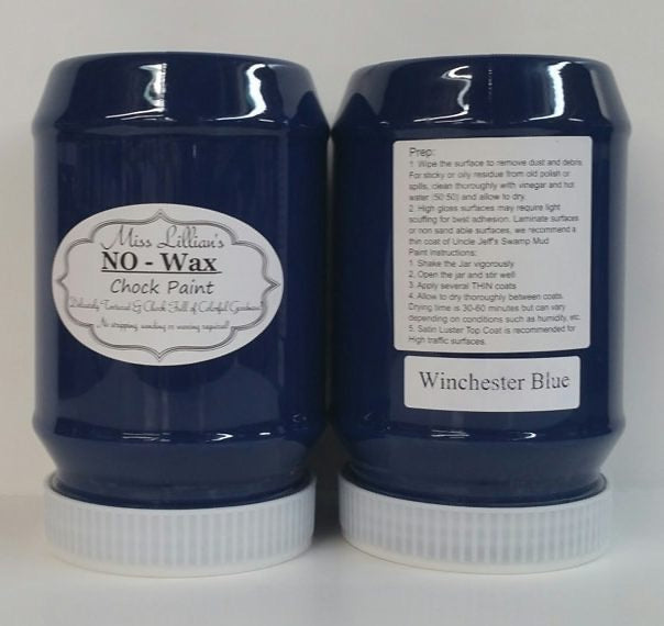 Winchester Blue No Wax Chock Paint
