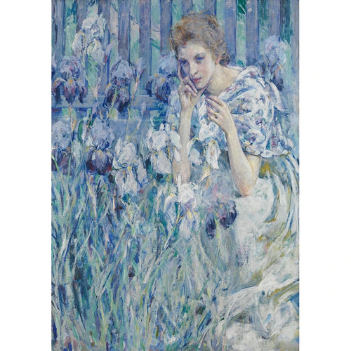 Woman with Lillies